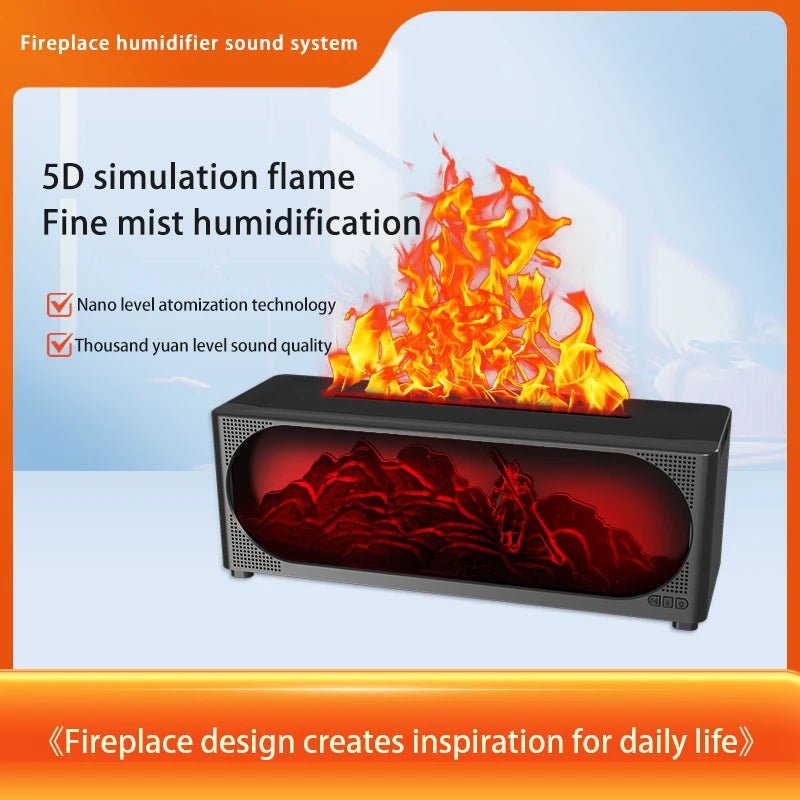 Wukong Simulated Flame Humidifier & Speaker