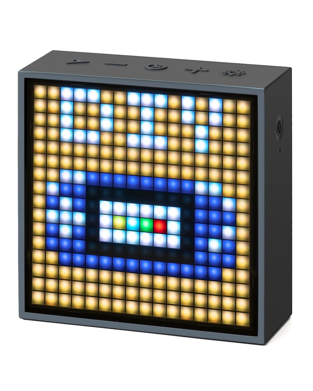 Divoom Timebox Evo Bluetooth Speaker with Clock, Alarm & Programmable LED Pixel Art Display – Unique Gift