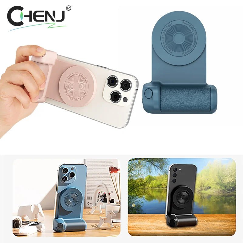 Magnetic Camera Handle Bluetooth Stabilizers For Cell Phones Photo Bracket Anti-shake Selfie For Magsafe Wireless Charge